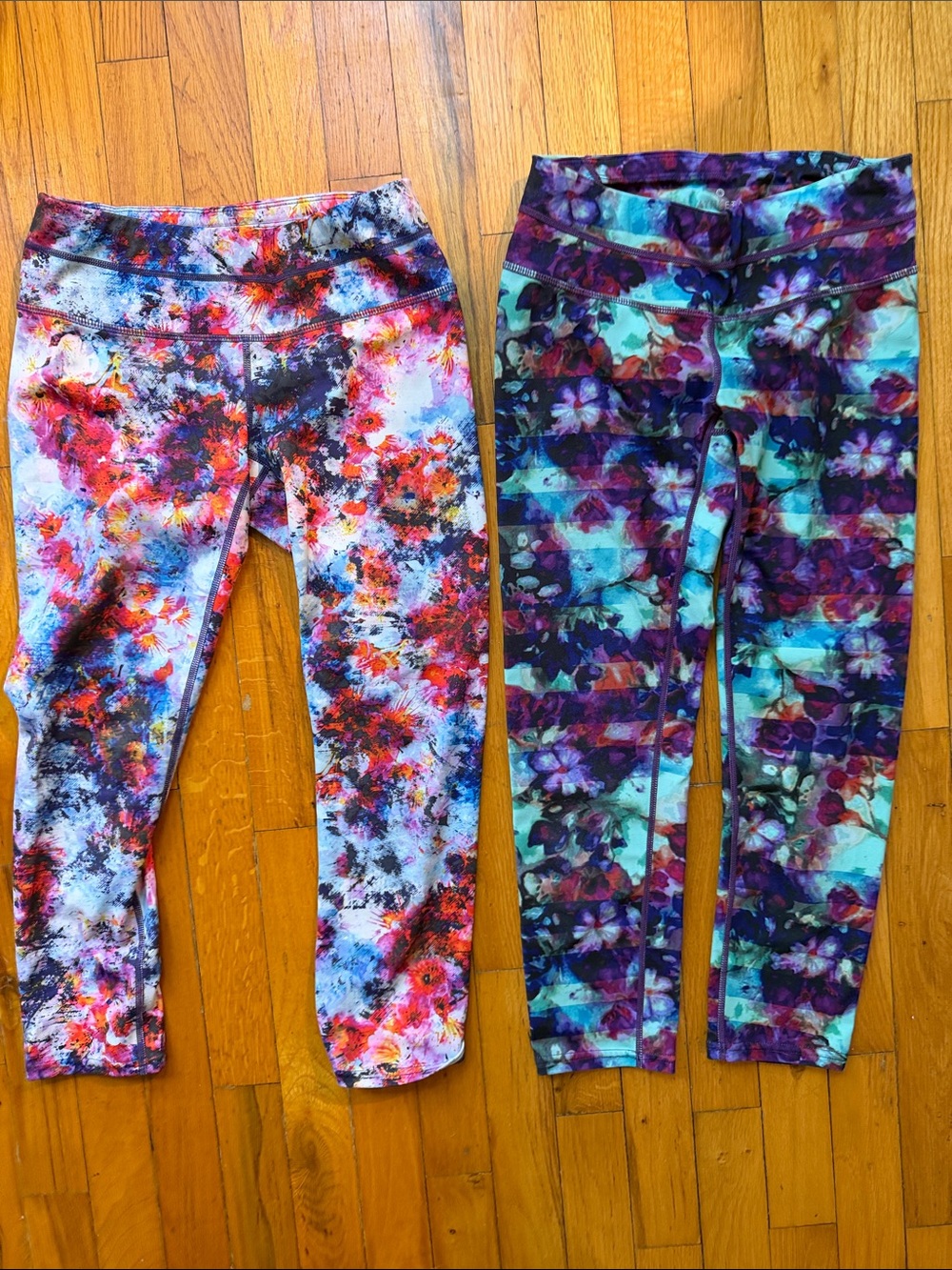 Athleta Compression Running Capri Tights, 2 pair, size XS
